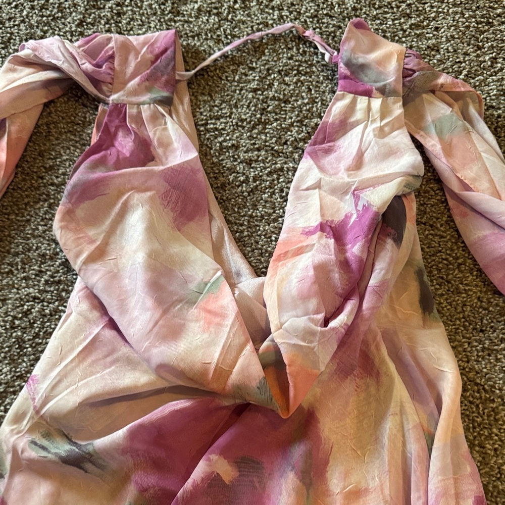 Lulus siya lilac cowl neck dress - Picture 4 of 8